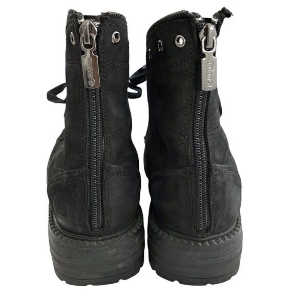 BLONDO Harper Black Waterproof Nubuck Leather Ankle Boots - Picture 7 of 11